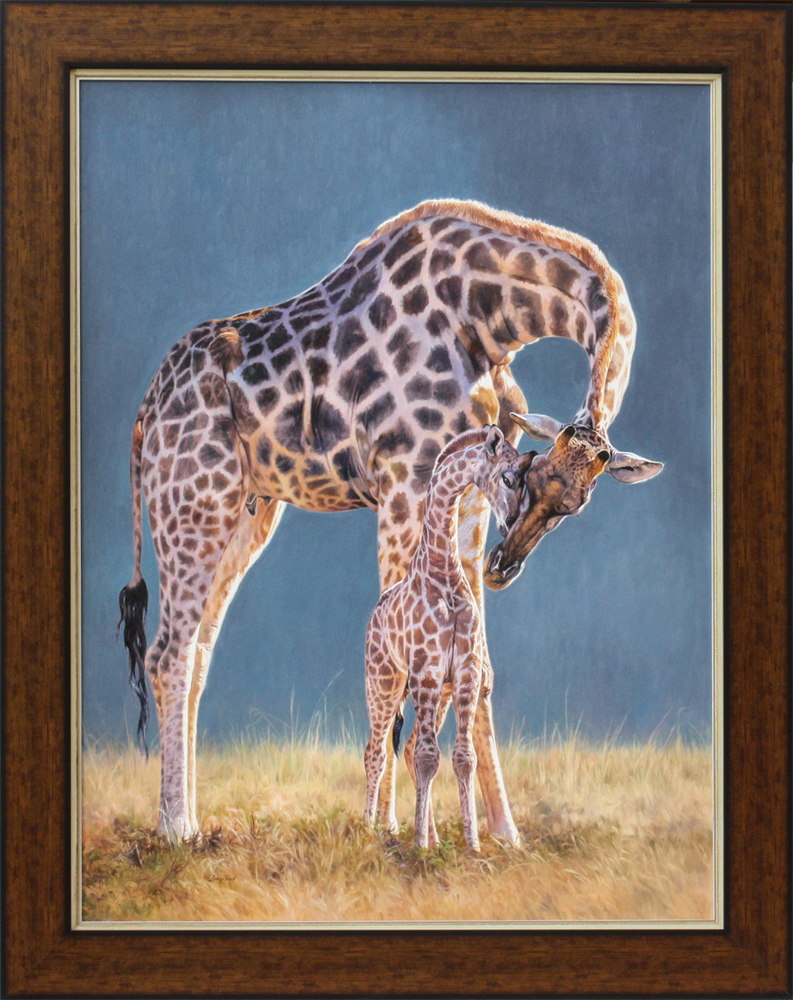 David Langmead - LEANING IN - GICLEE - 47 3/4 X 35 3/4