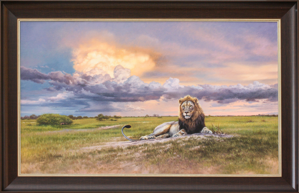 David Langmead - EDGE OF HEAVEN - OIL ON CANVAS - 30 X 50 1/4