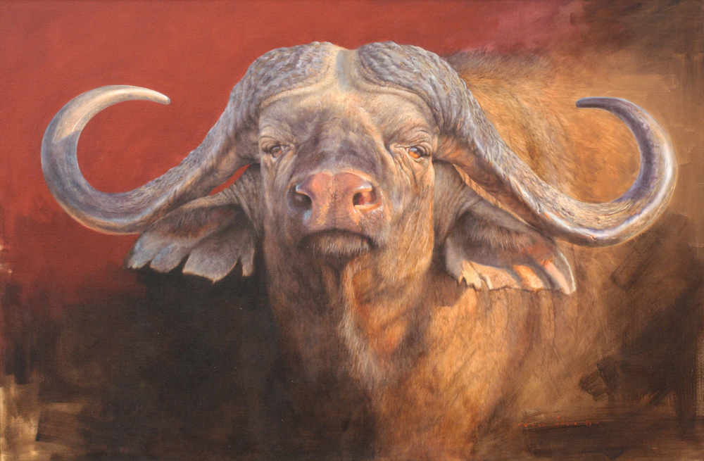 Jean Abrie - HARD HEADED - OIL ON CANVAS - 40 X 60