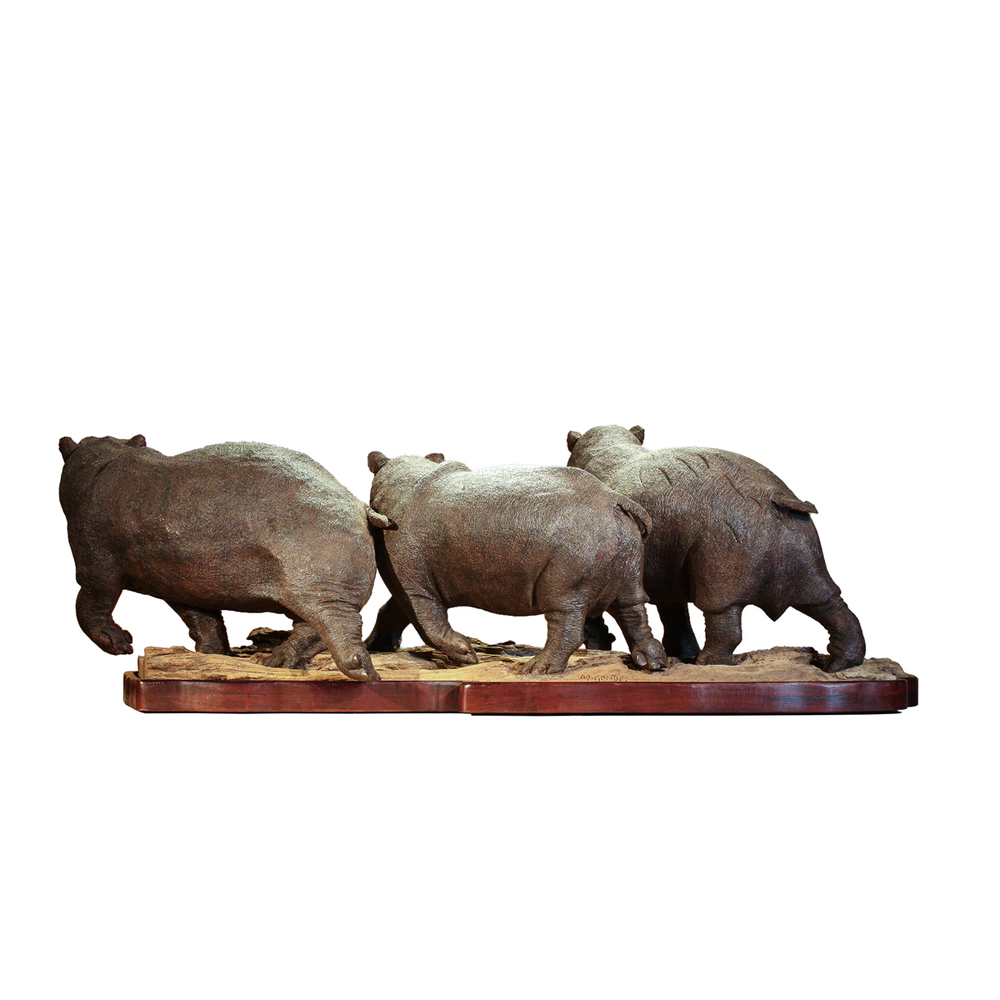 Mopho Gonde - HIPPO HEGEMONY - LEADWOOD - 17 X 49 X 24