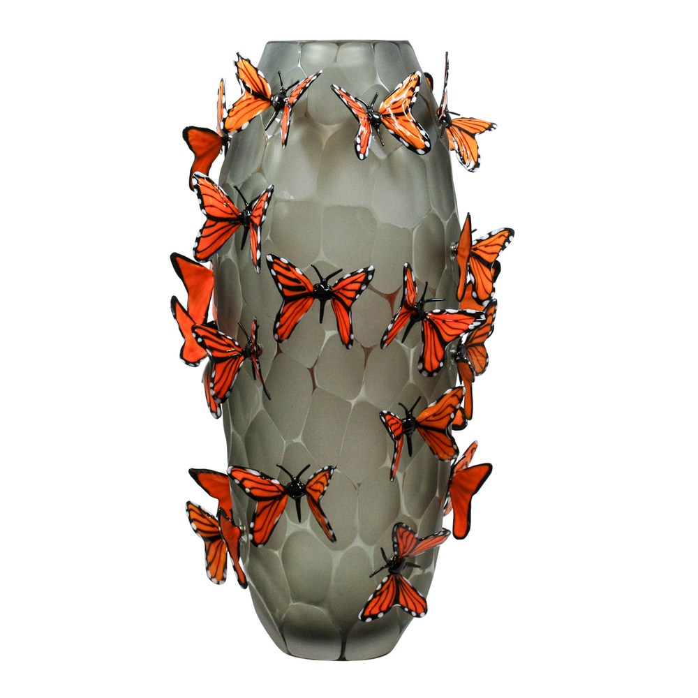 Orovetro Murano - BUTTERFLIES - GLASS - 22 X 8 X 8 1/2