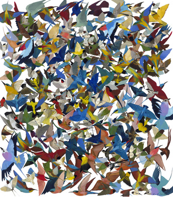 Kirsty May Hall - ALL THE BIRDS - GICLEE - 52 X 59