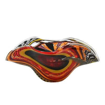 Orovetro Murano - FLAME - GLASS - 8 X 18 X 4